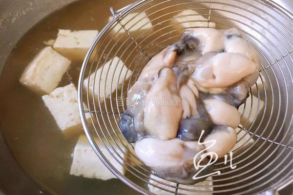 牡蛎豆腐汤的做法图解5