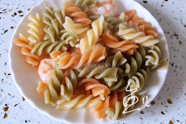 牛肉虾仁芦笋意面的做法图解10