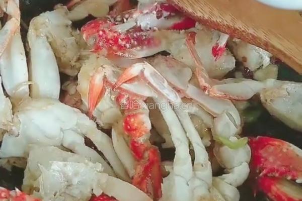 年糕炒蟹的做法图解8