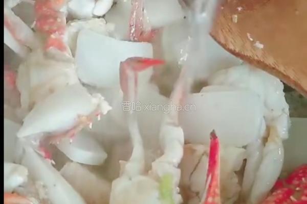 年糕炒蟹的做法图解10