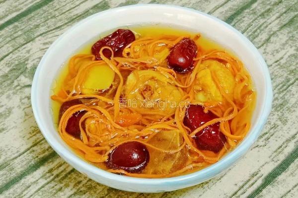 虫草花干贝鸡汤的做法图解15