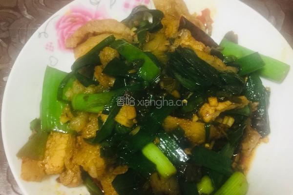 蒜苗回锅肉的做法图解9