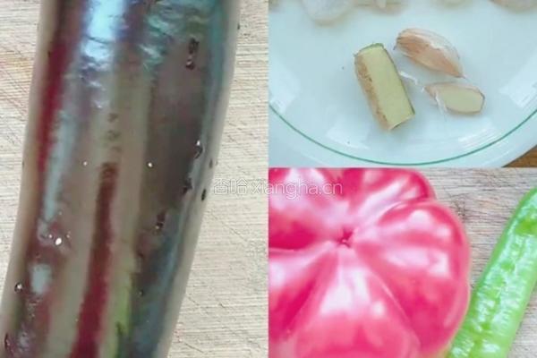 百花酿茄子的做法图解1