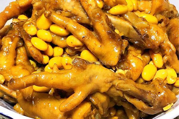 黄豆煲鸡脚的做法图解8
