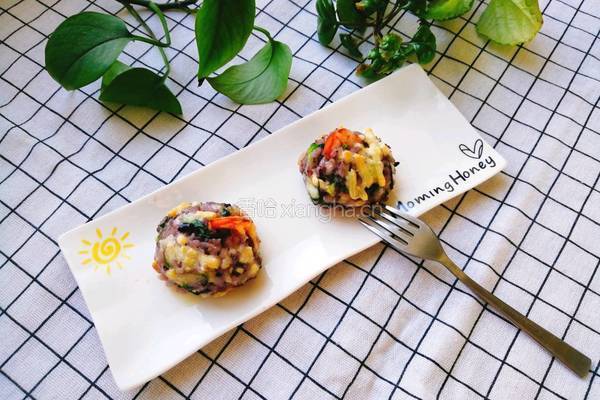 虾仁芝士饭团的做法图解16