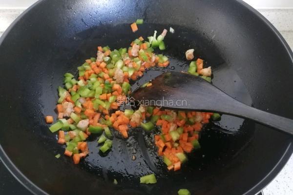 虾仁芝士焗饭的做法图解10