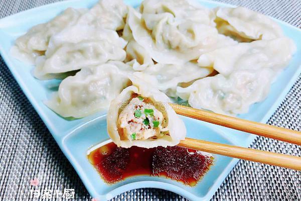 韭菜苔三鲜水饺的做法图解15