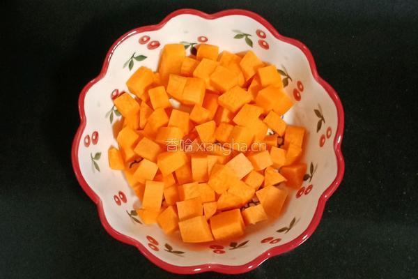 干贝肉沫蔬菜粥的做法图解3