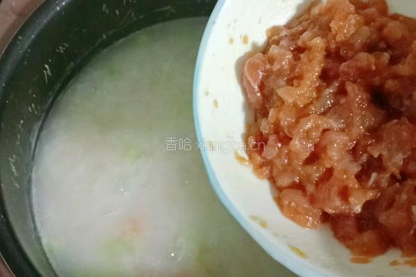 干贝肉沫蔬菜粥的做法图解17