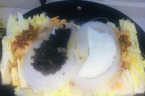 蒜蓉粉丝娃娃菜之太极的做法图解6