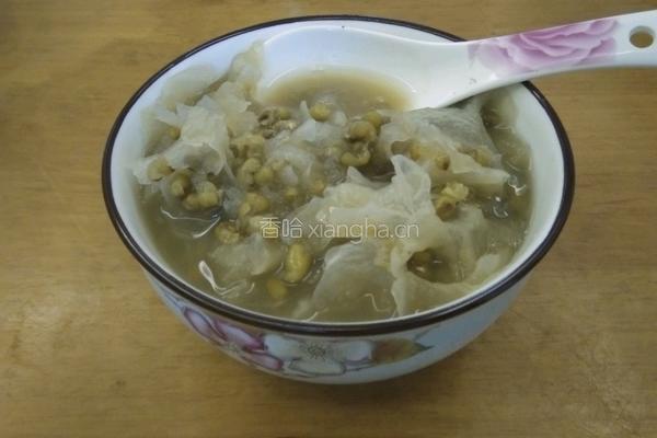 绿豆银耳汤的做法图解4