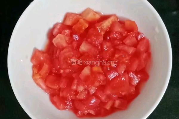 虾皮番茄鸡蛋饼的做法图解3