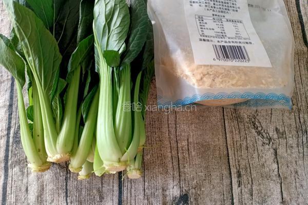 虾皮小油菜的做法图解1