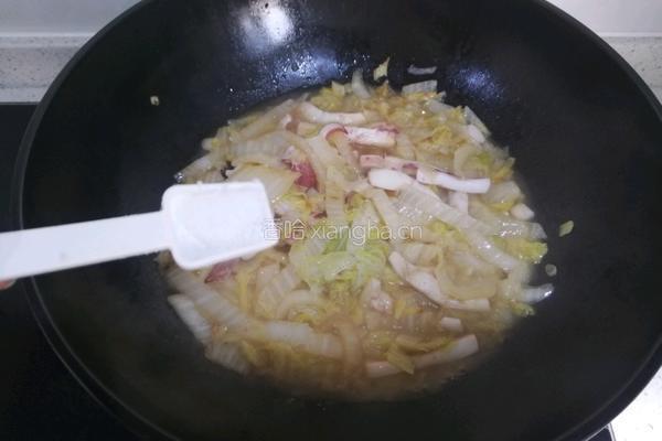 鱿鱼烧白菜的做法图解15