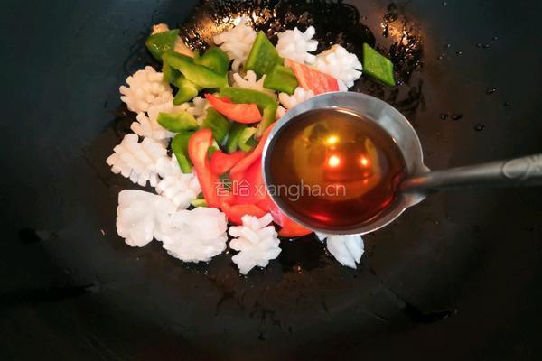 双椒墨鱼花的做法图解14