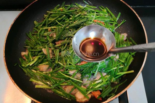 花蛤肉炒韭菜的做法图解12