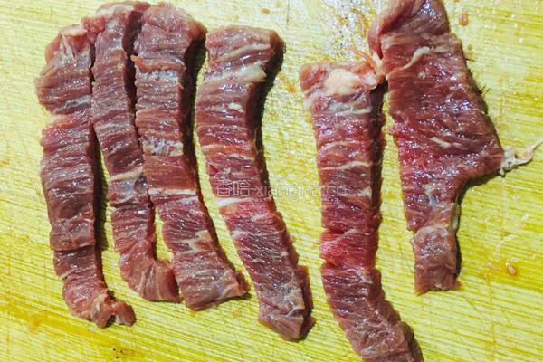 小炒牛肉的做法图解3