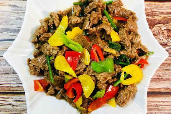 小炒牛肉的做法图解10