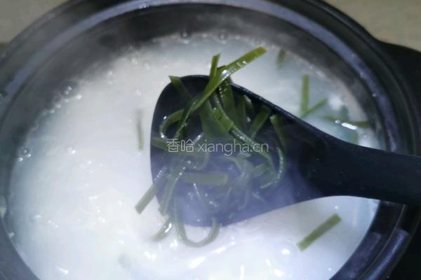 花甲海带米粥的做法图解9