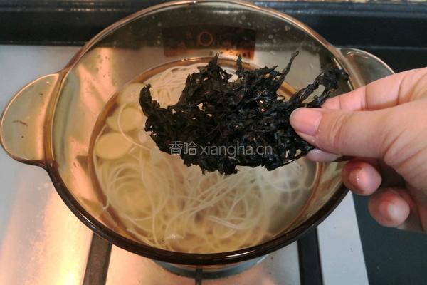 虾米紫菜面的做法图解11