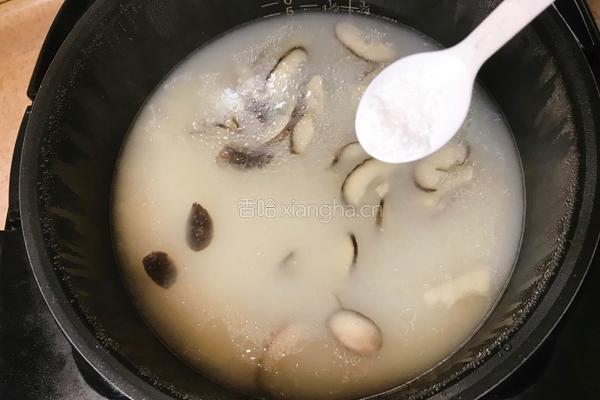 香菇干贝粥的做法图解10