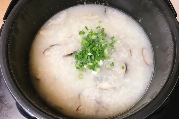 香菇干贝粥的做法图解11