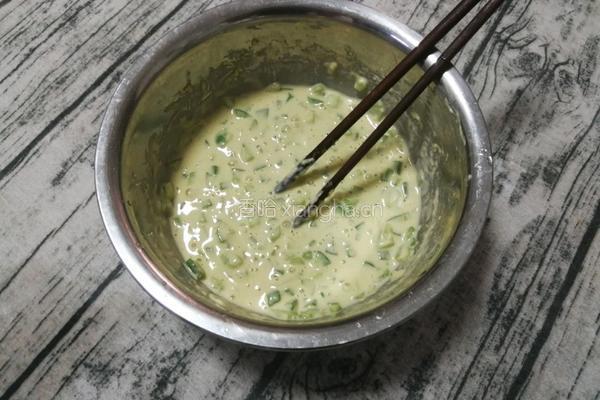 青椒虾皮饼的做法图解6