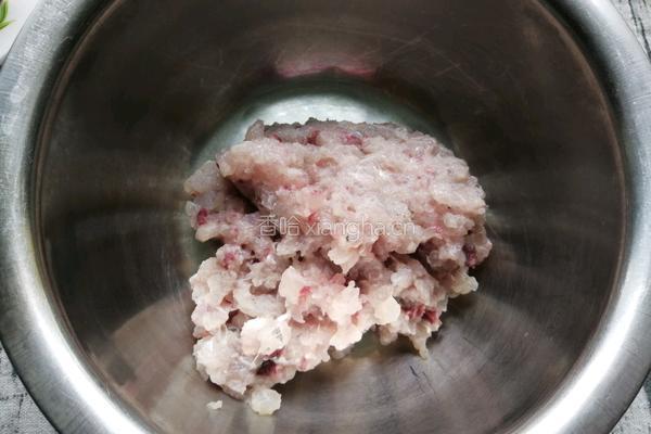 鱼肉酿豆腐的做法图解4