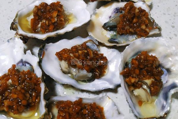 蒜蓉蒸生蚝的做法图解5
