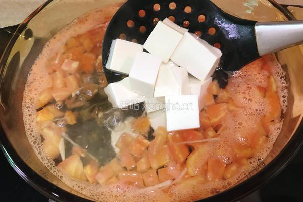 虾仁豆腐汤的做法图解7