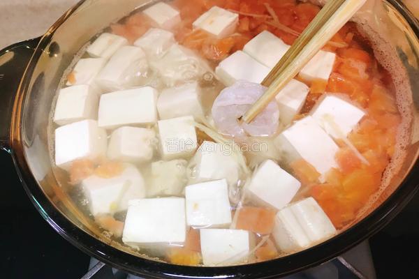虾仁豆腐汤的做法图解8
