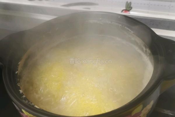 小米虾仁粥的做法图解5