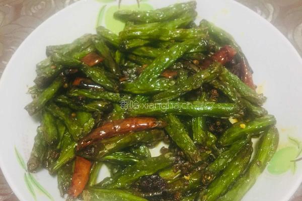 干煸四季豆的做法图解7