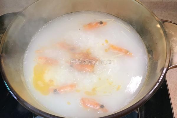 鲜虾粥的做法图解10