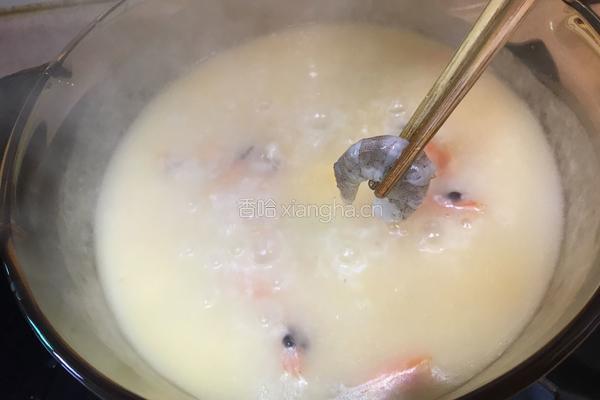 鲜虾粥的做法图解11