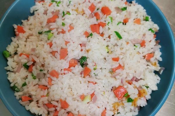 虾仁芝士焗米饭的做法图解11