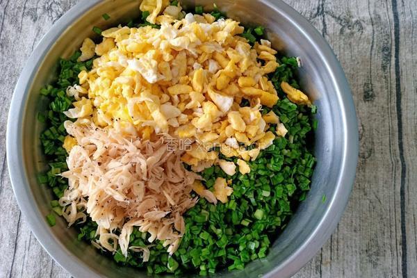 韭菜虾皮鸡蛋水饺的做法图解7