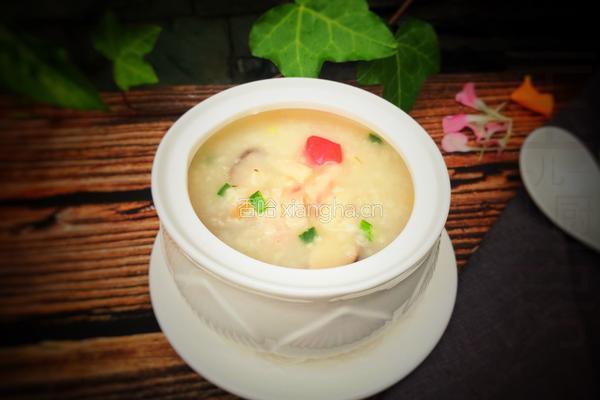 鱿鱼海鲜粥的做法图解16