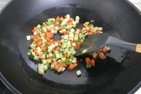 鲜蔬虾球炒年糕的做法图解10