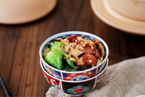 腊肠煲仔饭的做法图解19