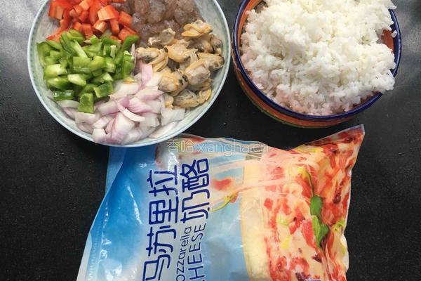 海鲜芝士焗饭的做法图解1