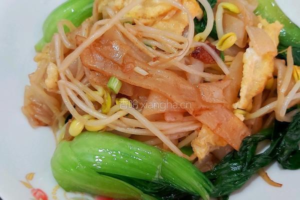 鸡蛋炒河粉的做法图解7