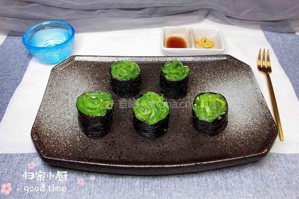 裙带菜寿司（养颜清肠）的做法图解9