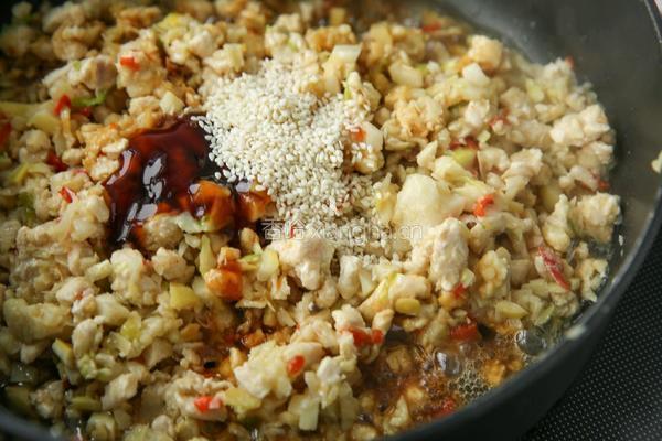 鲜笋鸡肉酱的做法图解7