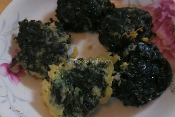 炸鲜紫菜丸子的做法图解6