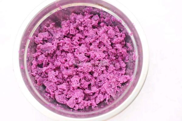 紫薯燕麦饼的做法图解4