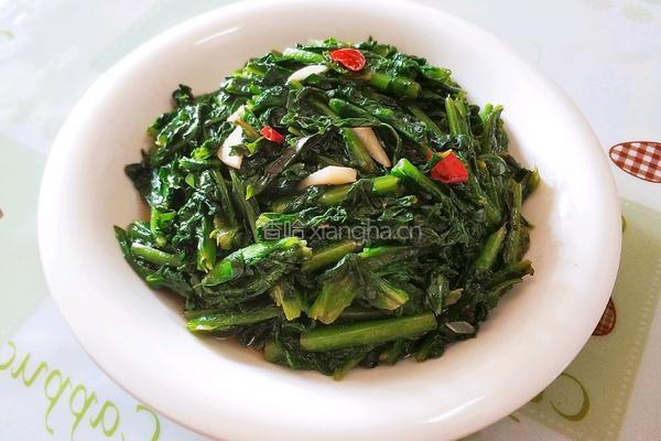 清炒莴苣叶的做法图解8
