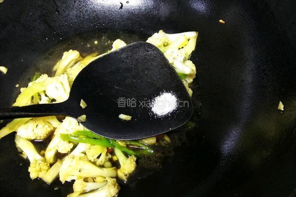 炒花菜的做法图解6