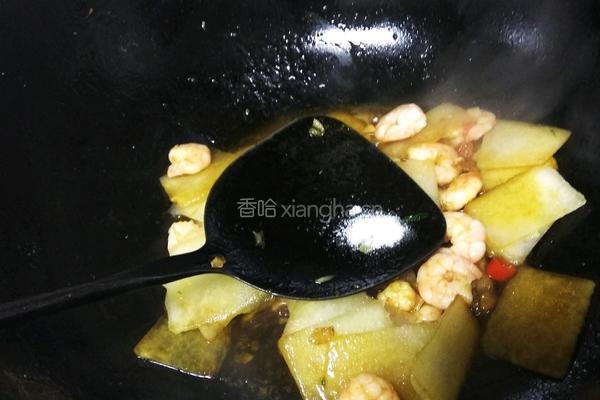 冬瓜炒虾仁的做法图解7