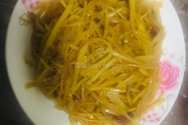 炝炒酸辣土豆丝的做法图解6